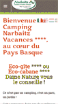 Mobile Screenshot of camping-narbaitz.com